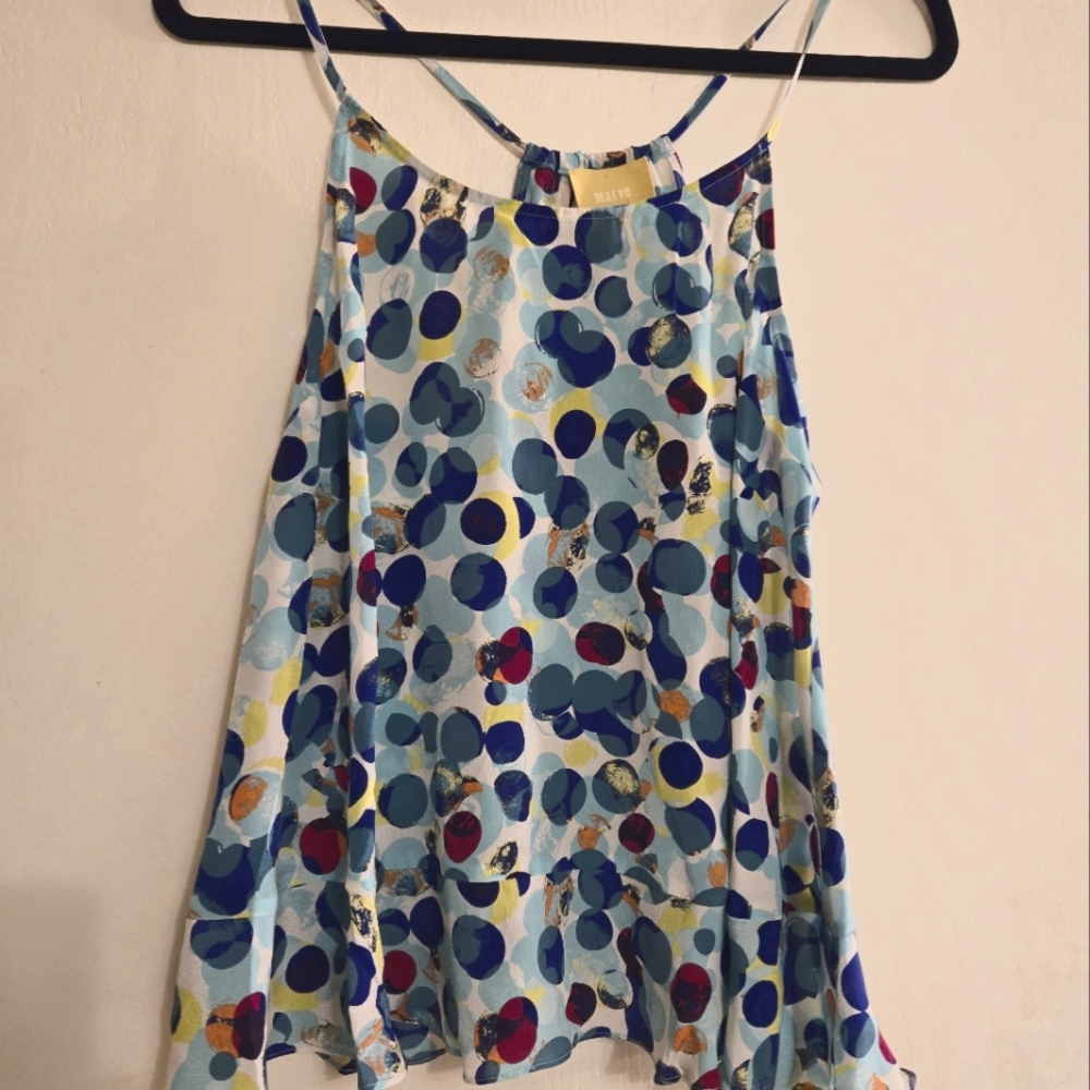 Maeve Colorful Tank/Halter, Size Medium